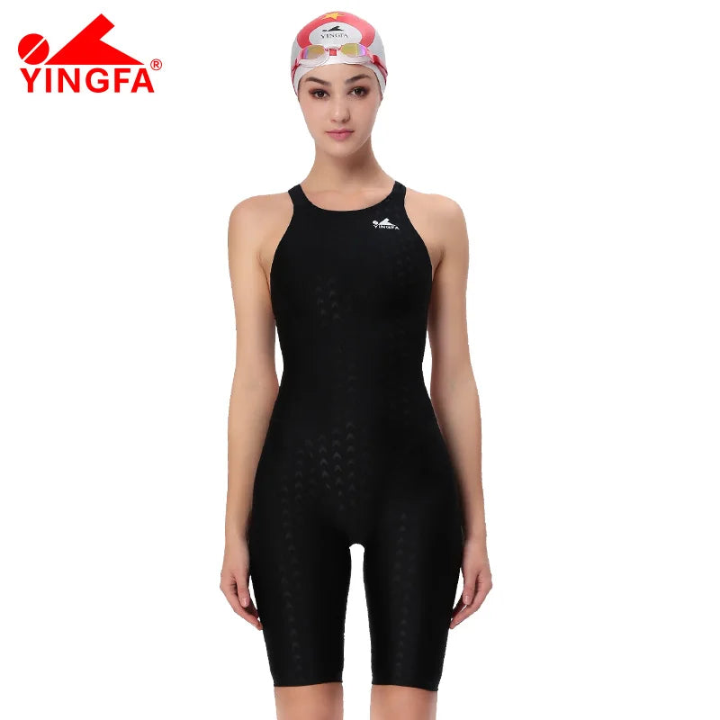 Professional Knee Sports Swimming Suit for Women - Image 5
