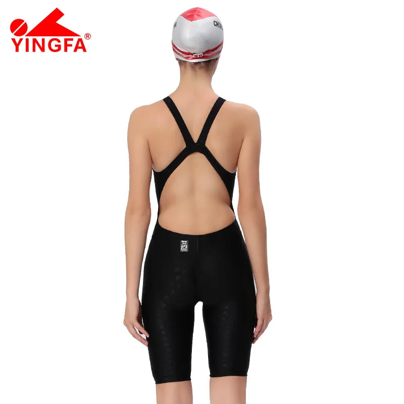 Professional Knee Sports Swimming Suit for Women - Image 6