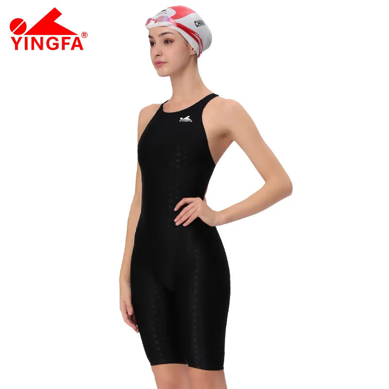 Professional Knee Sports Swimming Suit for Women - Image 4