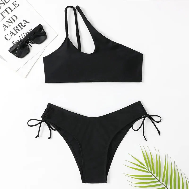 One Shoulder Bikini Set - Image 6