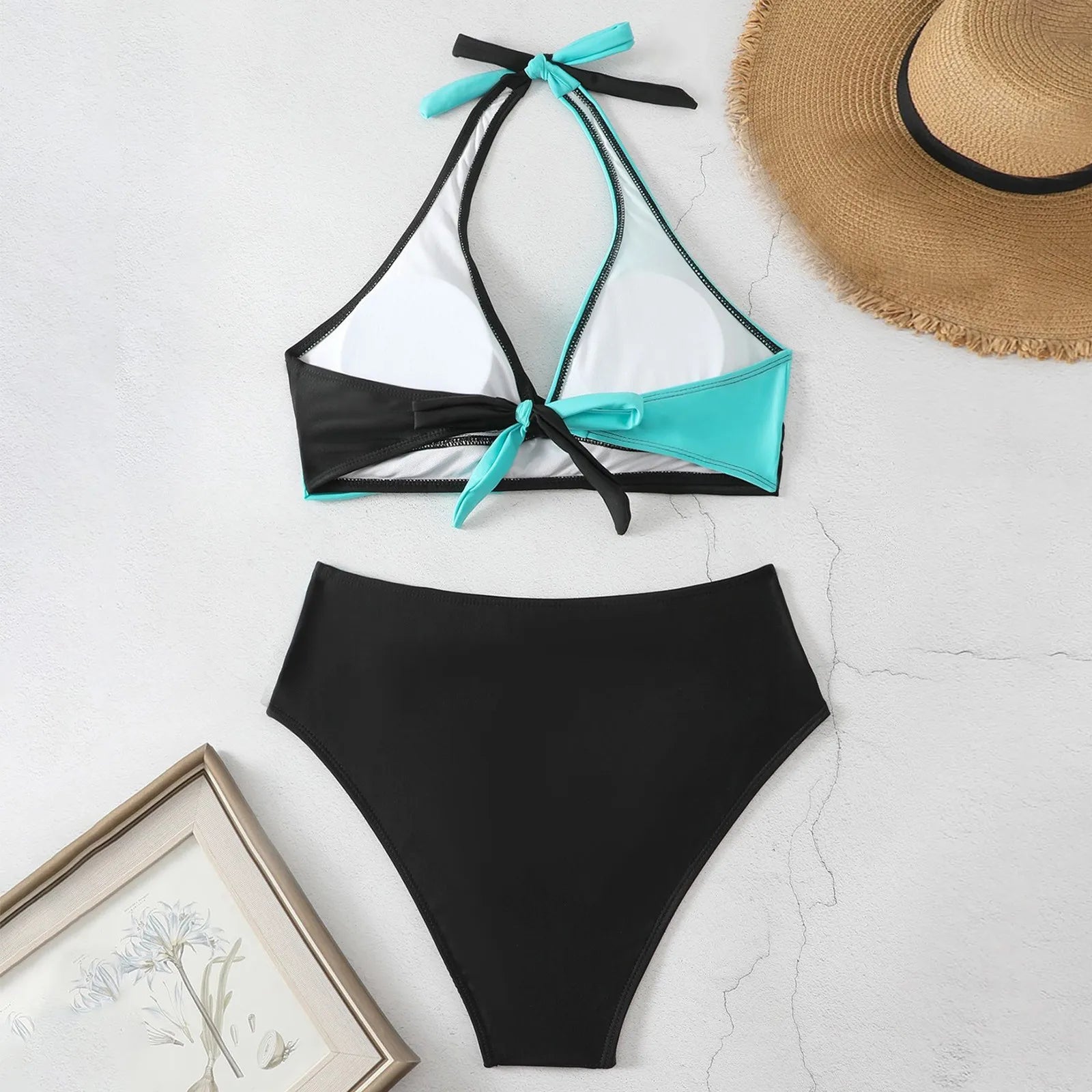 Women's High Waist Printing Bikini Set - Image 5