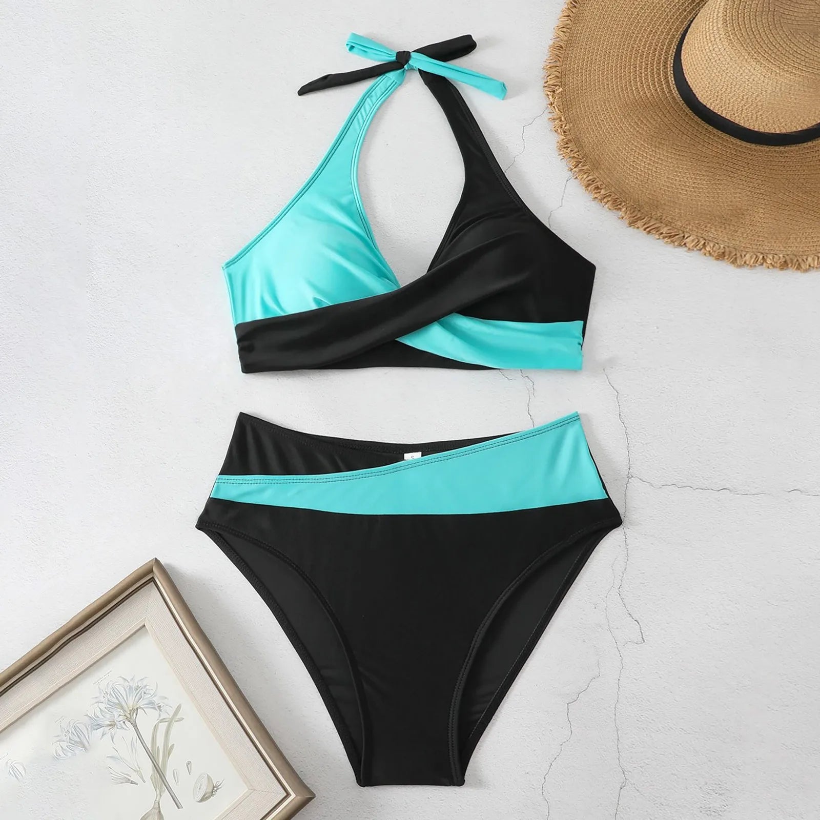 Women's High Waist Printing Bikini Set - Image 3