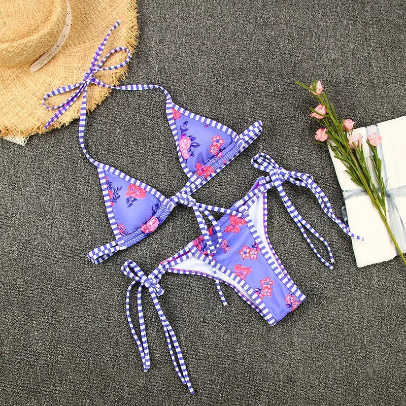 Color Printing Push-Up Micro Bikini Set - Image 6