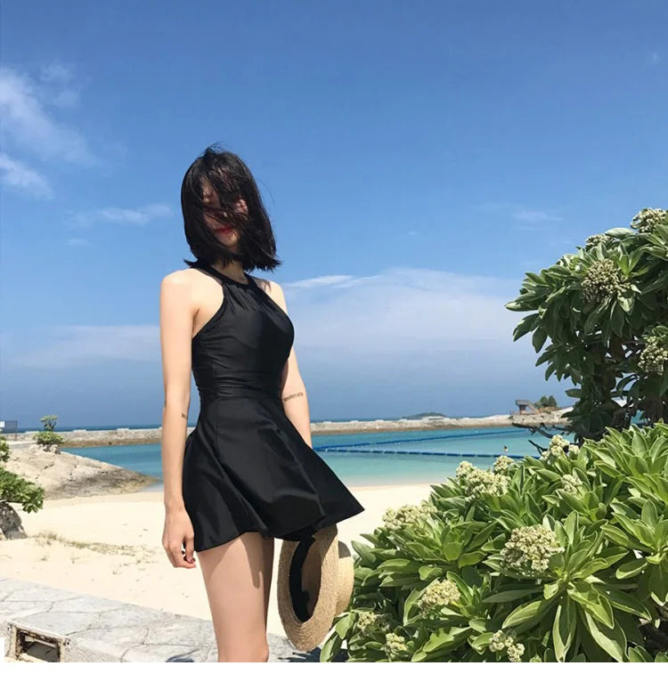 Black Mesh One-Piece Monokini Swimsuit - Image 5