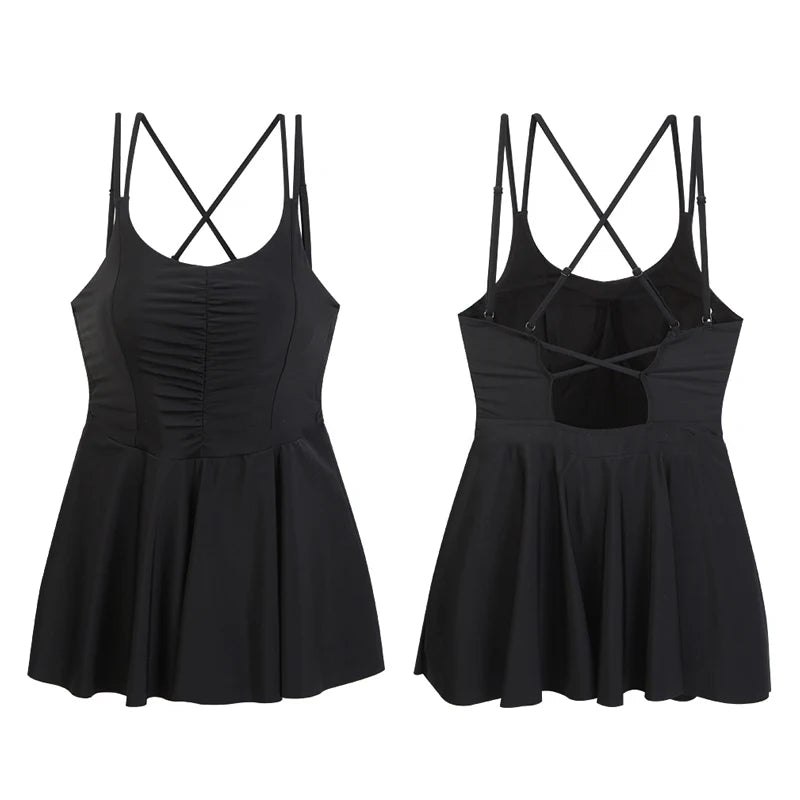 Korean One Piece Swimsuit Women Bathing Suit - Image 5